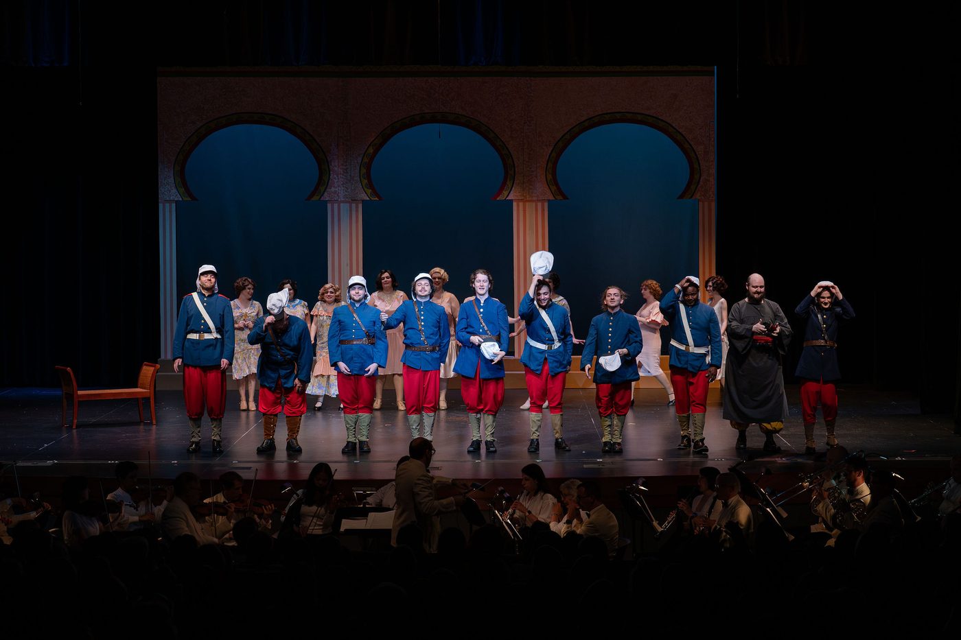 Curtain call on the terrace